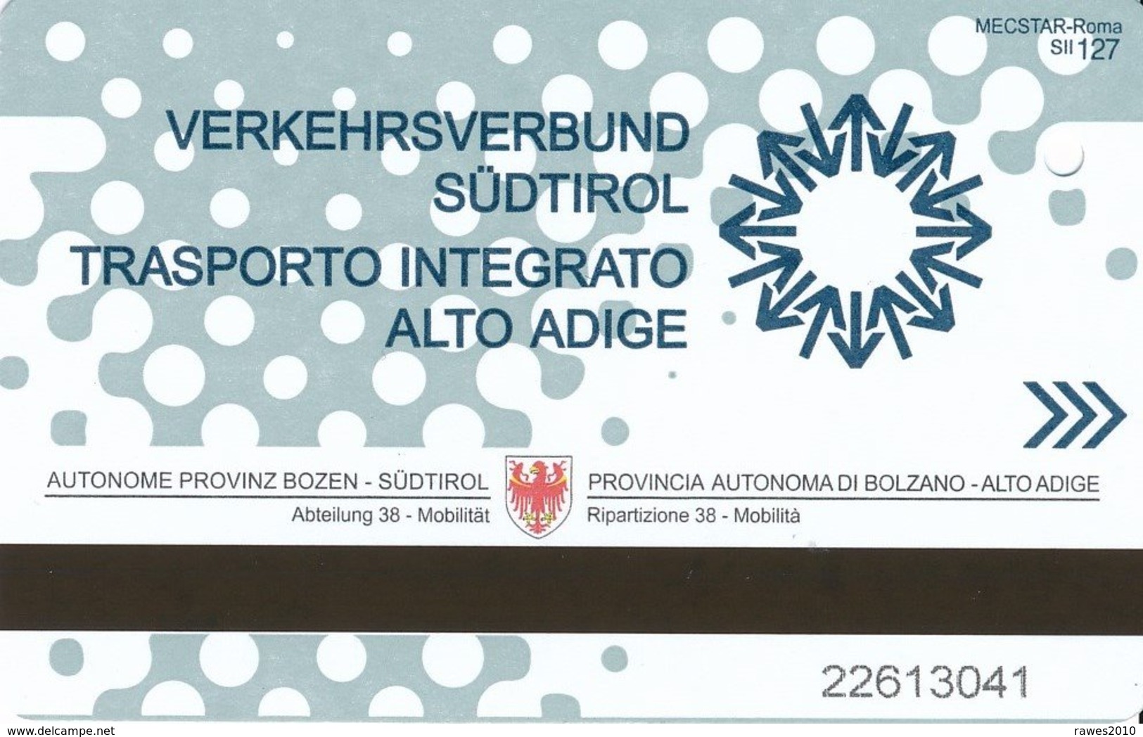 Italien Bozen / Südtirol Fahrkarte 2019 Bus - Europa