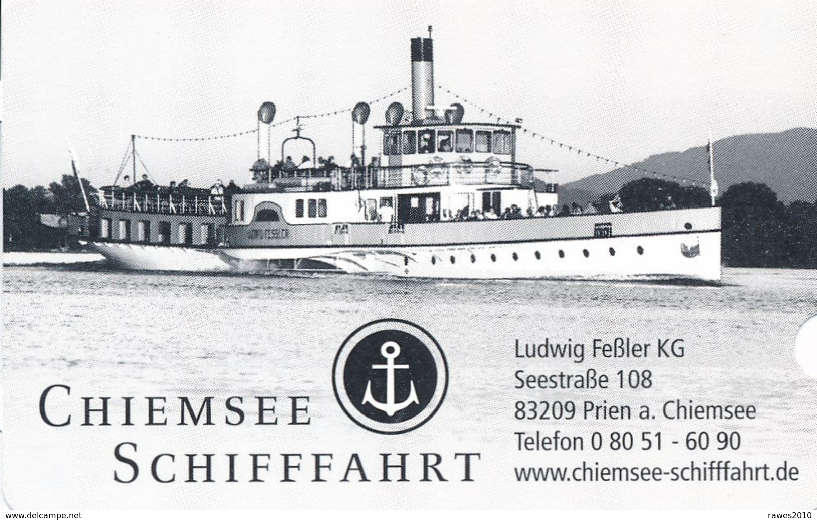 BRD Prien Am Chiemsee 2019 Chiemseeschifffahrt Historischer Dampfer Parkentgelt - Europa