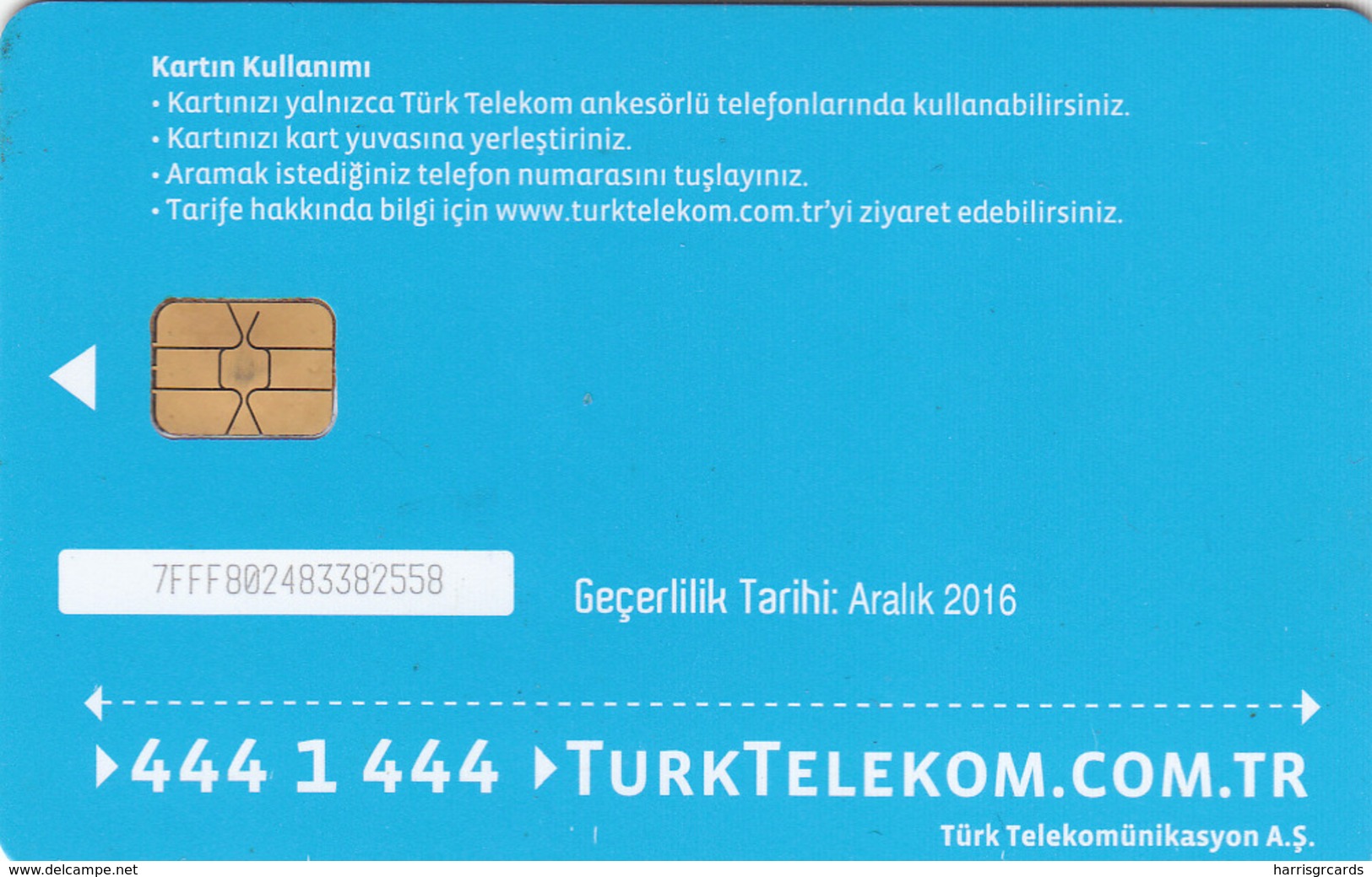 TURKEY - Mutluluk Evinizde ,Aralık 2016, Incard - IN4 ,4₤ Turkish Lira ,05/14 , Used - Türkei