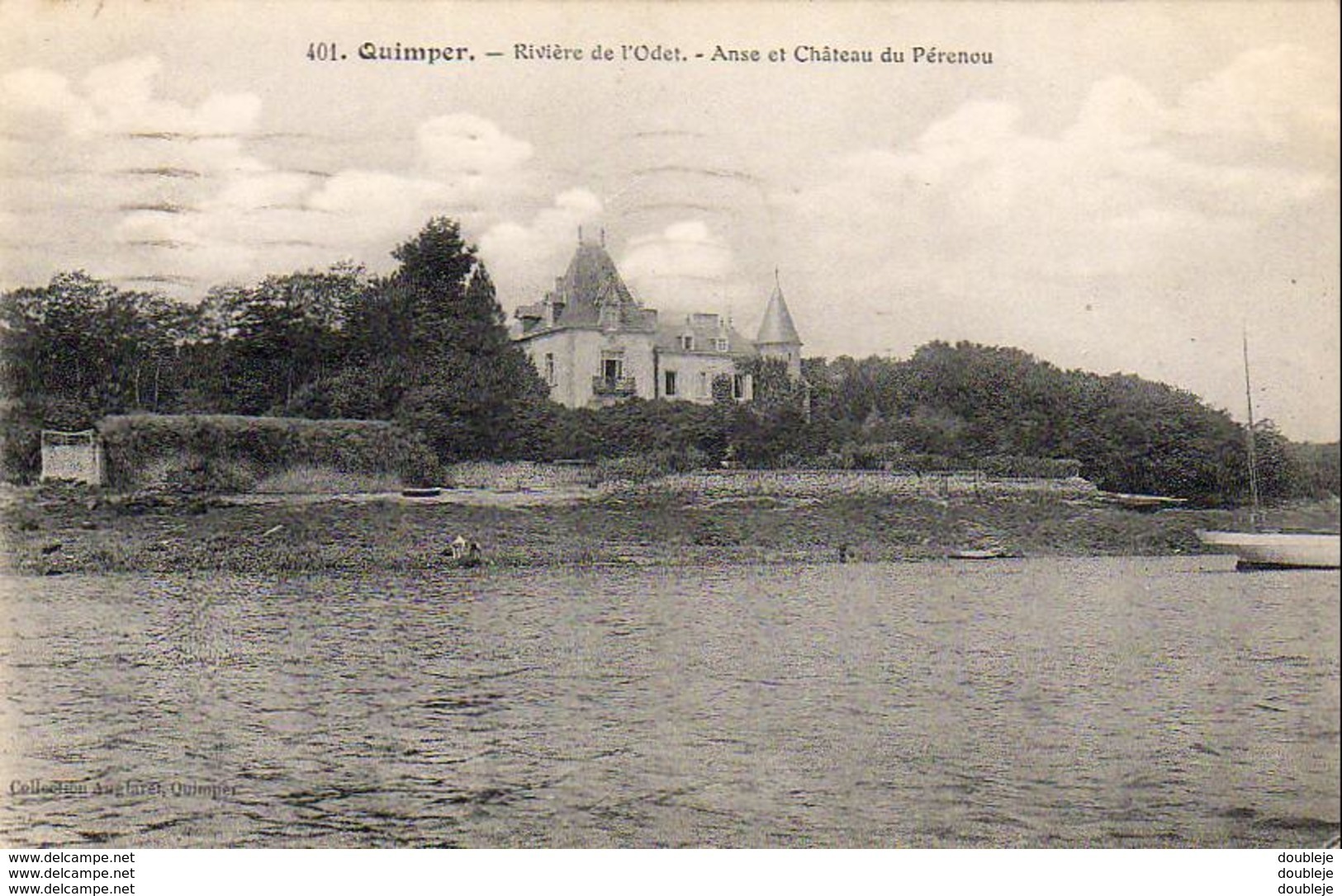 D29  QUIMPER  Rivière De L' Odet- Anse Et Château Du Pérénou  ..... - Quimper