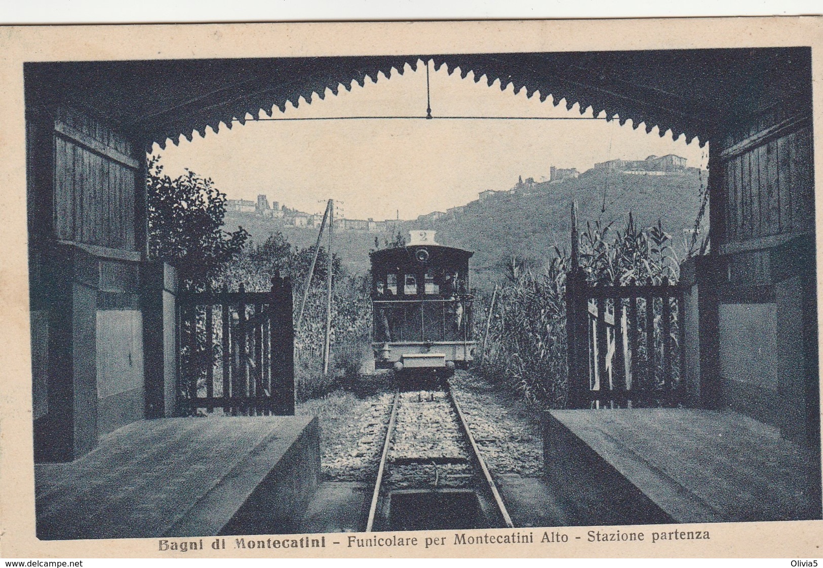 BAGNI DI MONTECATINI - FUNICOLARE - STAZIONE PARTENZA - Pistoia