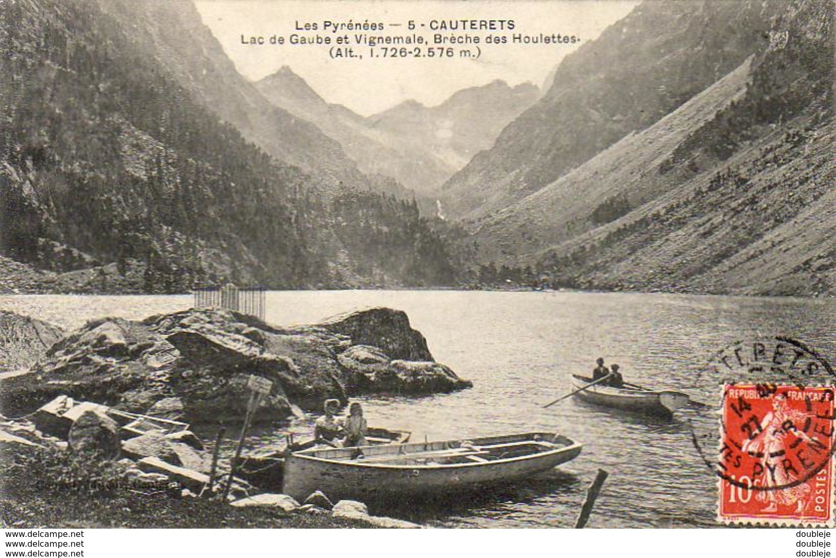 D65  CAUTERETS  Lac De Gaube Et Vignemale, Brèche Des Houlettes  ..... - Cauterets