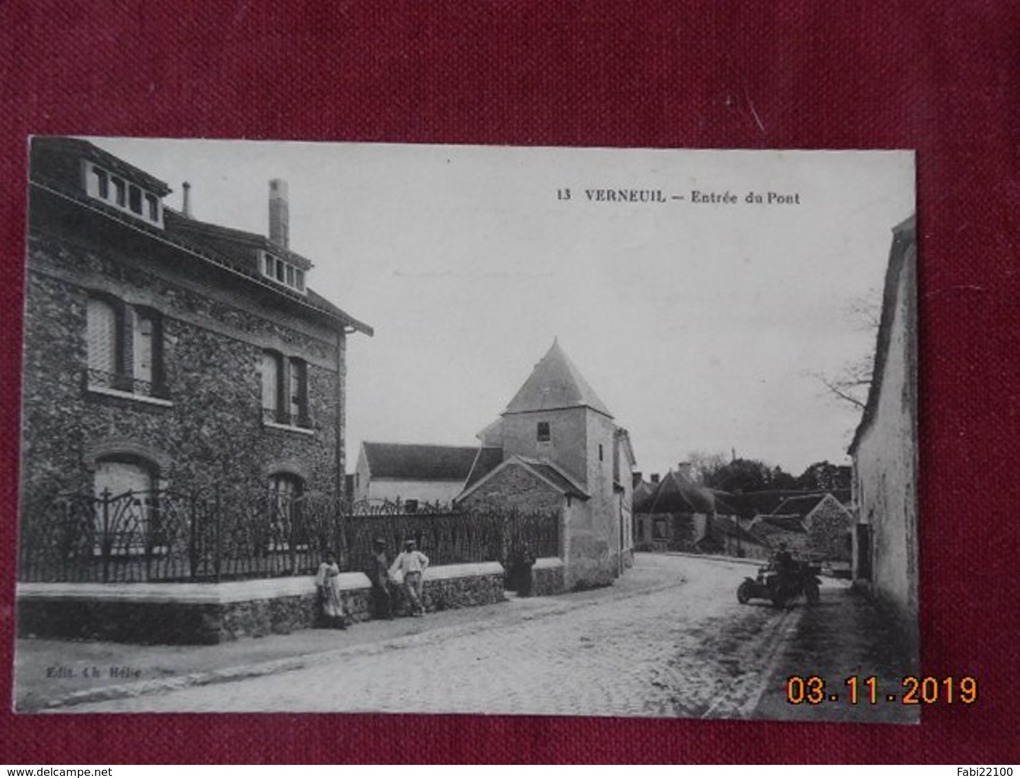 CPA - Verneuil - Entrée Du Pont - Verneuil-sur-Avre