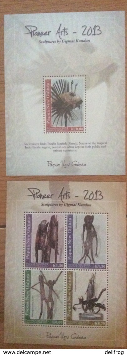 Papua New Guinea-2013 Pioneer Arts 6 . 2 Minisheets MNH - Papua New Guinea