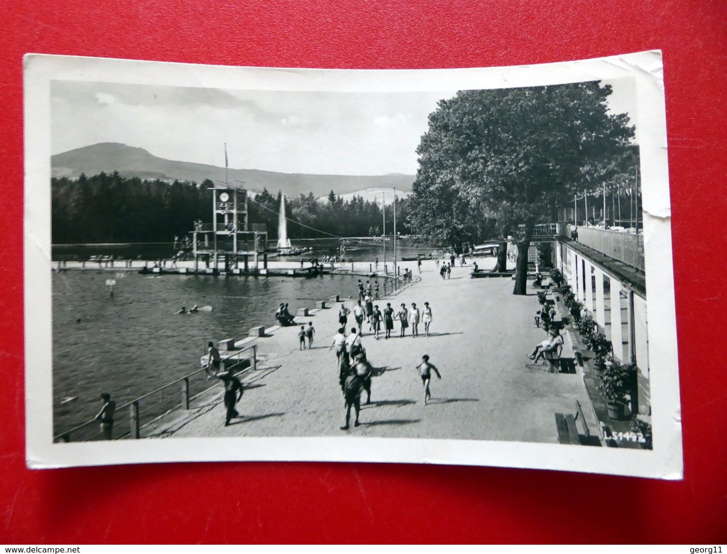 Großschönau - Waldstrandbad Freibad - Görlitz - Echt Foto DDR 1956 Kleinformat Sachsen - Grossschoenau (Sachsen)