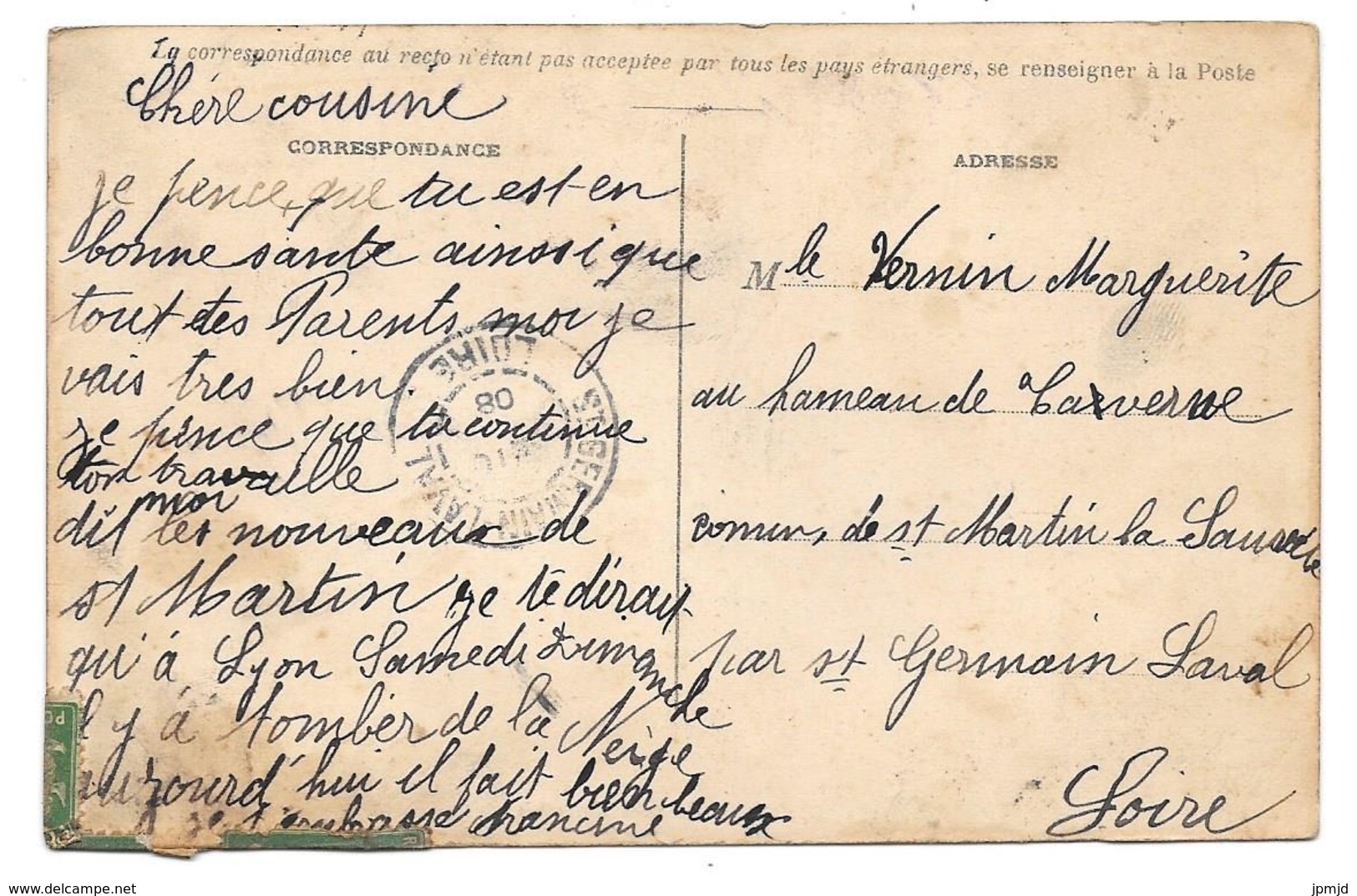 69 - LYON - Fontaine Bartholdi - éd. H. D. N° 282 - 1908 - Lyon 1