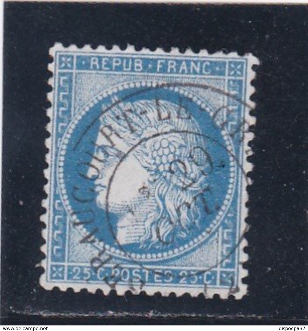 N°  60 A   + Cachet à Date  SERAUCOURT LE GRAND (02)    - REF ACDIV - 1871-1875 Cérès