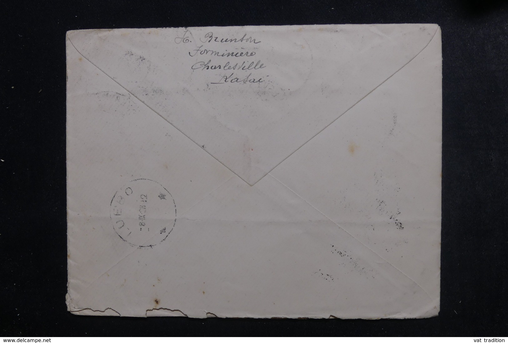 CONGO BELGE - Enveloppe De Charlesville Pour La Belgique Par Avion En 1928 , Affranchissement Plaisant - L 46350 - Brieven En Documenten