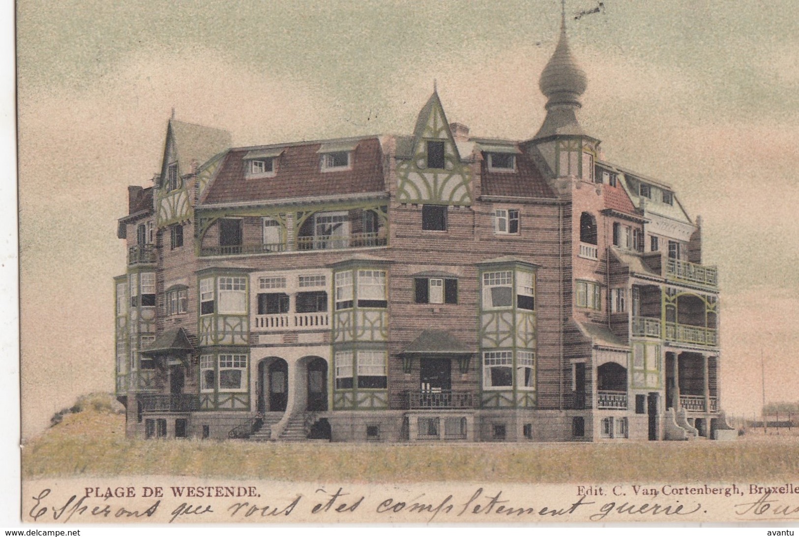 WESTENDE / VILLA S OP DE ZEEDIJK  1905 - Westende