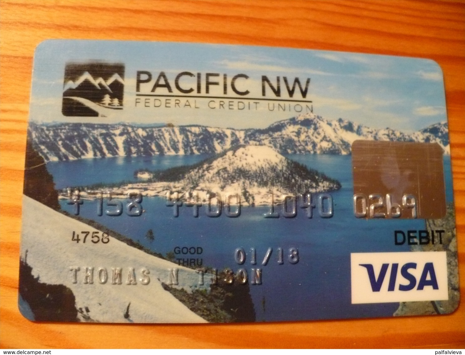 Pacific NW VISA Credit Card USA - Cartes De Crédit (expiration Min. 10 Ans)