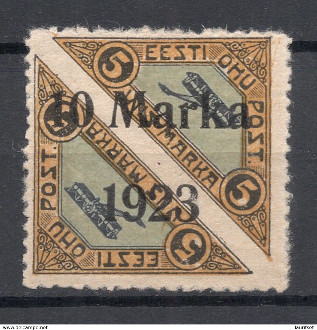 ESTLAND ESTONIA 1923 Michel 43 A Signed Roig Etc * - Estonia