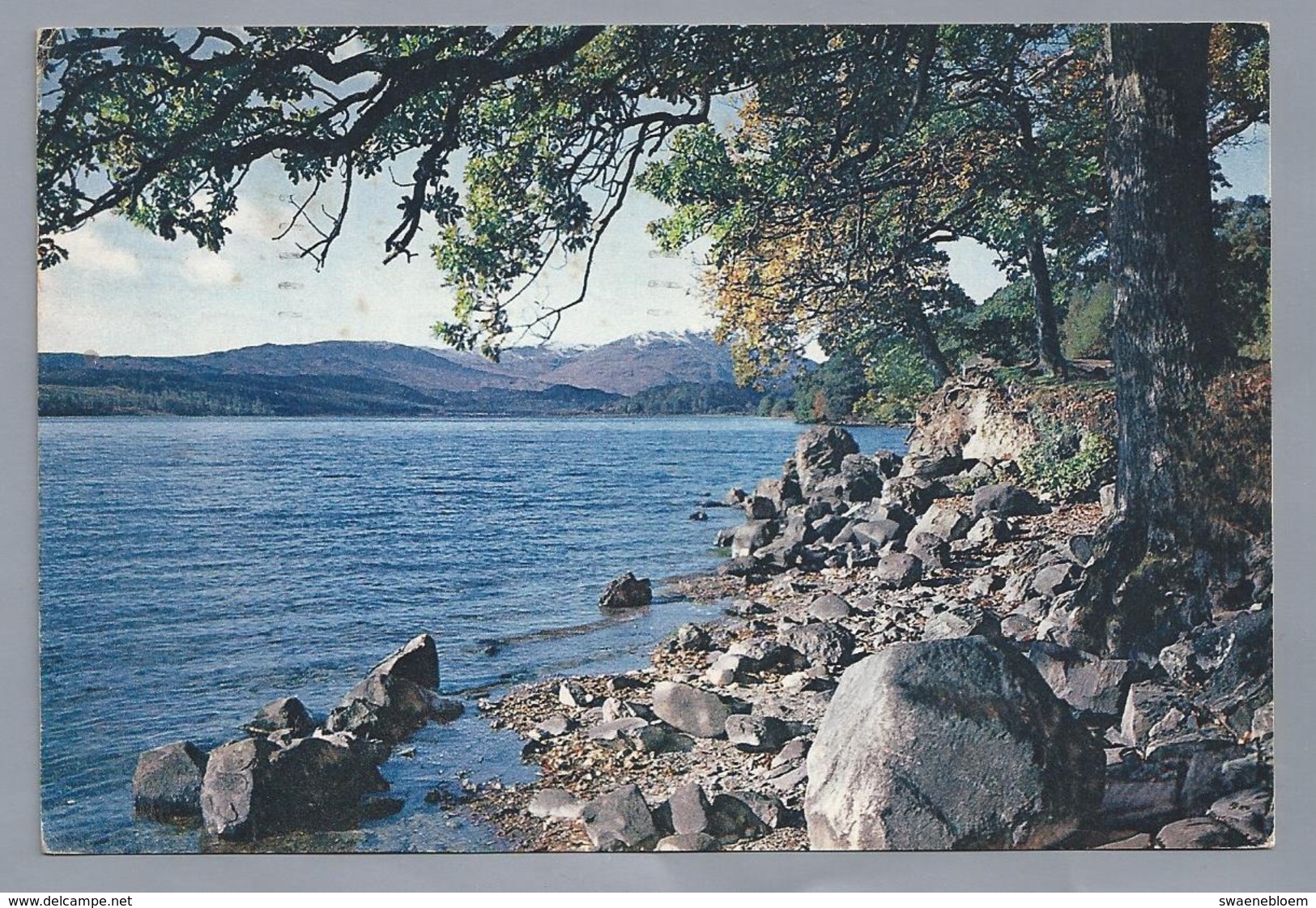 UK.- CALLANDER. PERTHSHIRE. BEN VENUE FROM LOCH VENNACHER. J. Arthur Dixon. 1958. - Andere & Zonder Classificatie