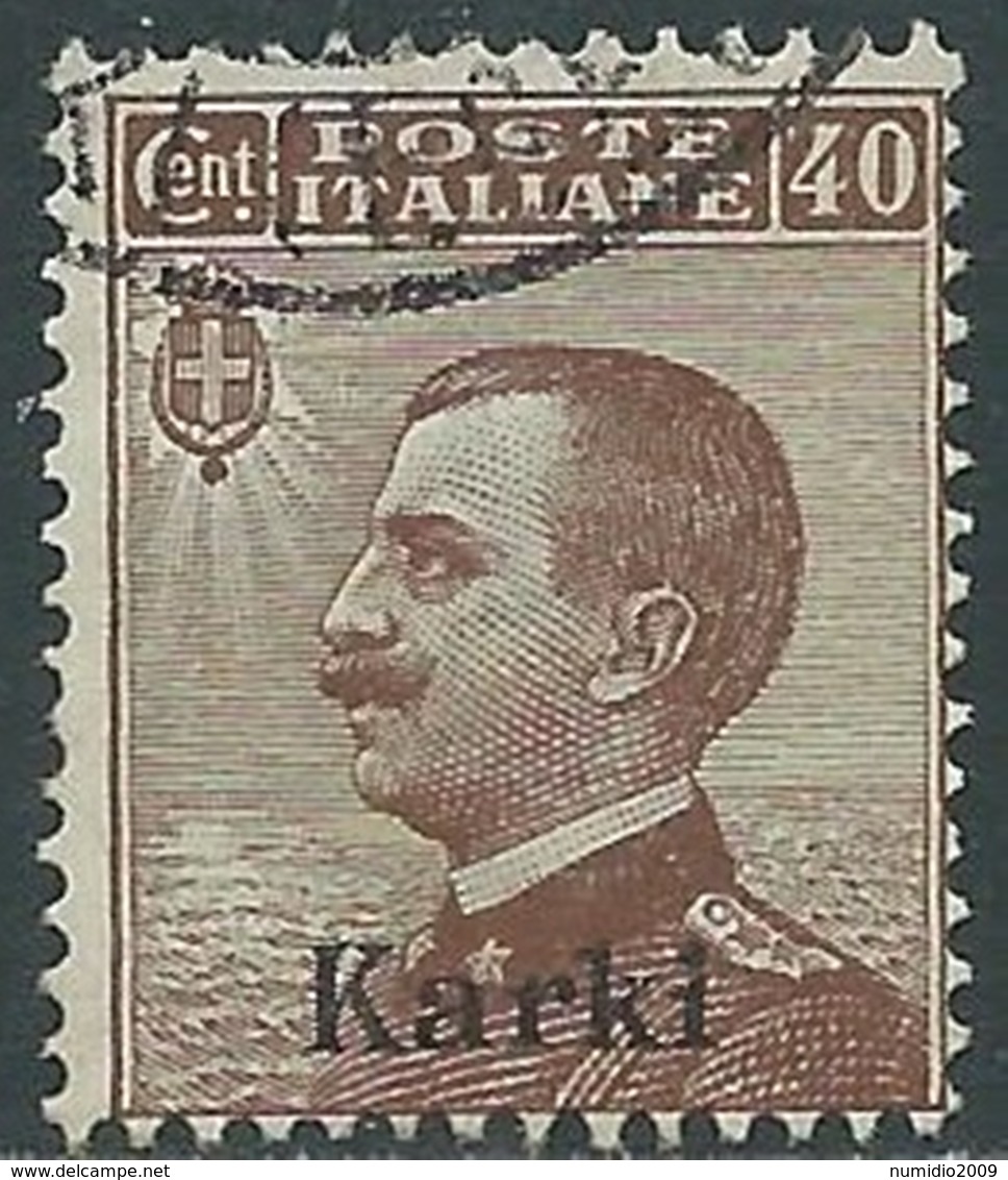 1912 EGEO CARCHI USATO EFFIGIE 40 CENT - RB25 - Egée (Carchi)