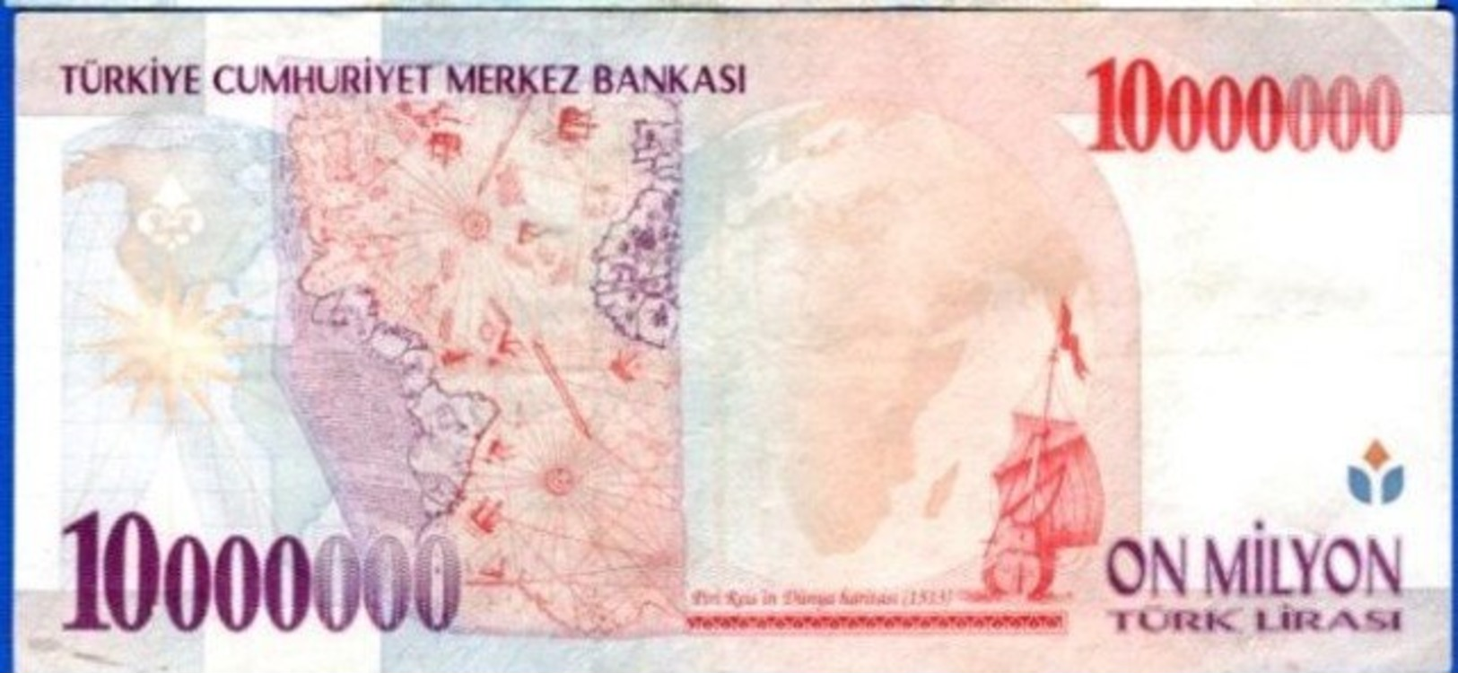 TURKEY 5000000 1,000,000 LIRA 1997 1 MILLION ATATURK   BANKNOTE - Turkije