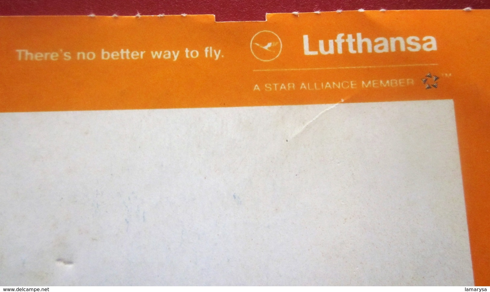 LUFTHANSA Titre De Transport Ticket Simple Billet AVION Electronic Economy AUGBSBURG AIRWAY BOARDING PASS - Europe