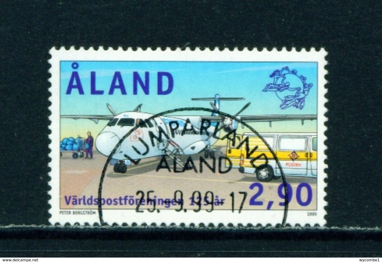 ALAND  -  1999 UPU 2m90 Used As Scan - Ålandinseln