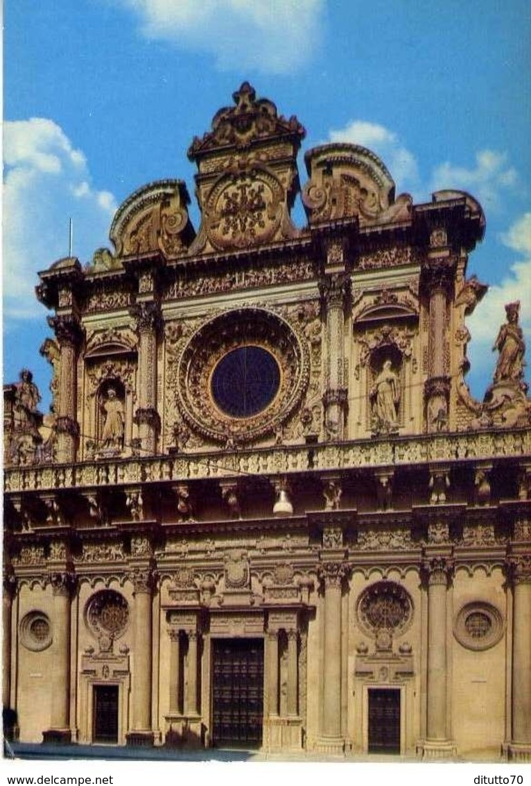 Lecce - Basilica Di S.croce - Formato Grande Viaggiata – E 14 - Lecce