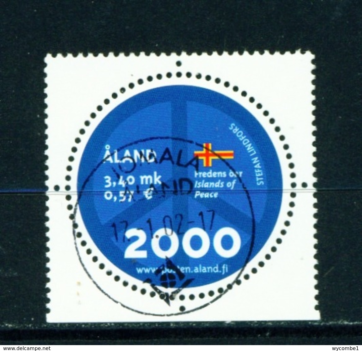 ALAND  -  2000 New Millennium 3m40 Used As Scan - Aland