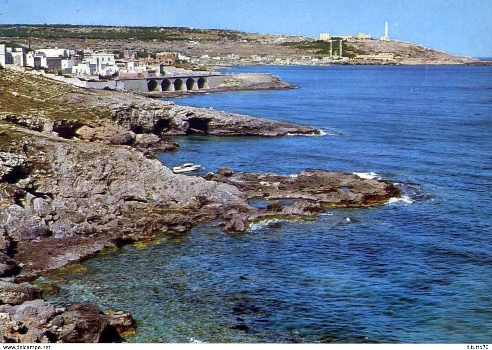 Santa Maria Di Leuca - Lecce - Panorama E Punta Meliso - Formato Grande Non Viaggiata – E 14 - Lecce