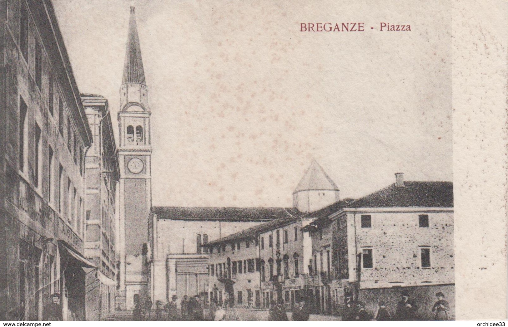 CPA Breganze - Piazza (avec Petite Animation) - Altri & Non Classificati