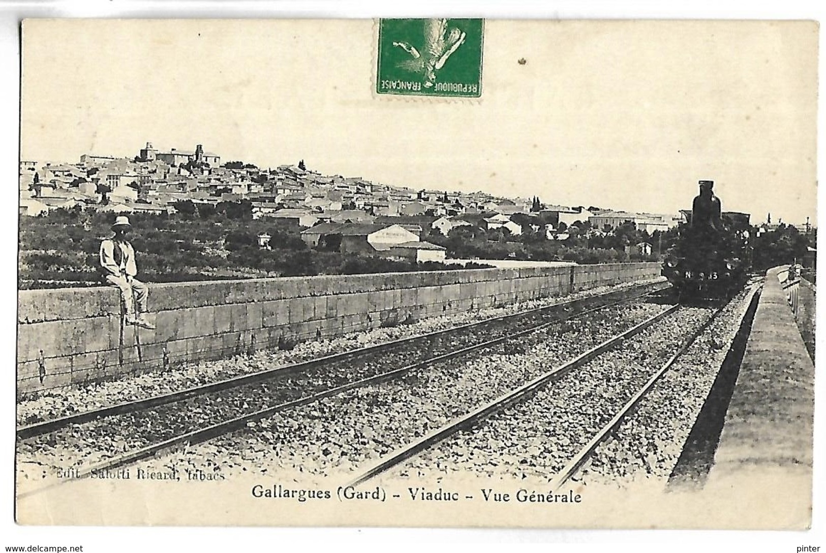GALLARGUES - Viaduc - Vue Générale - Train - Gallargues-le-Montueux