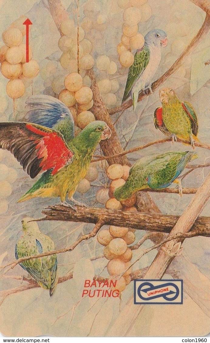 MALASIA. 12MSAA. PARROTS. FAUNA. AVES. LOROS. Lorikeet. 5$. 1992. (012) - Loros