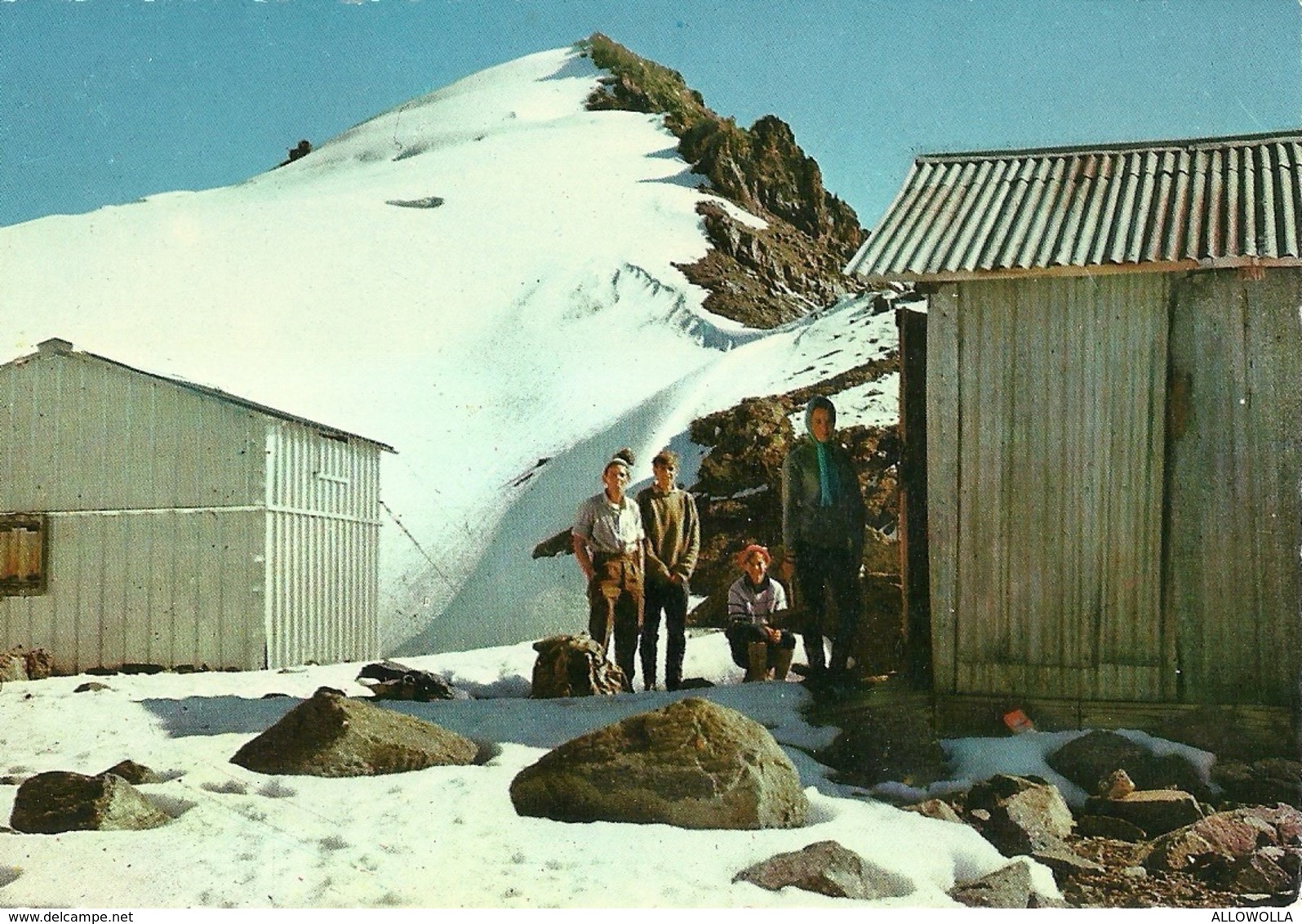 5859"EAST AFRICA-MOUNT KENYA-POINT LENANA(16.355 Ft)-TOP HUT AND FIRMIN HUT"ANIMATA-CART. POST. ORIG. NON SPED. - Kenya