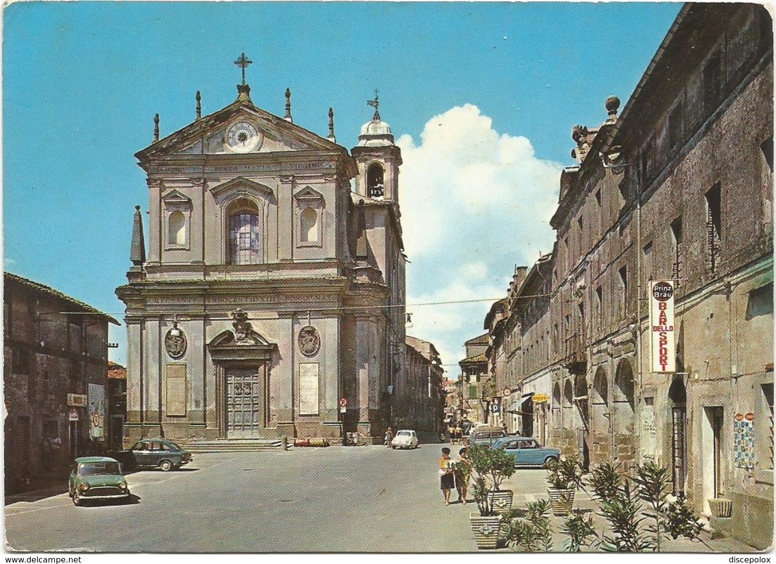 Z5114 Vignanello (Viterbo) - Piazza Della Repubblica E Cattedrale - Auto Cars Voitures / Viaggiata 1977 - Altri & Non Classificati