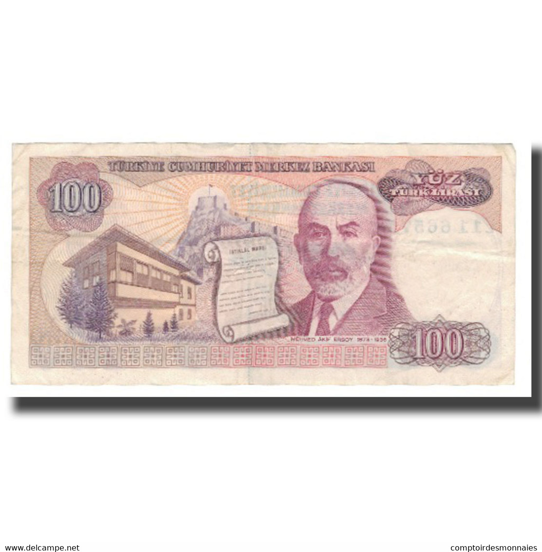 Billet, Turquie, 100 Lira, L.1970 (1984), KM:194b, TTB+ - Turchia