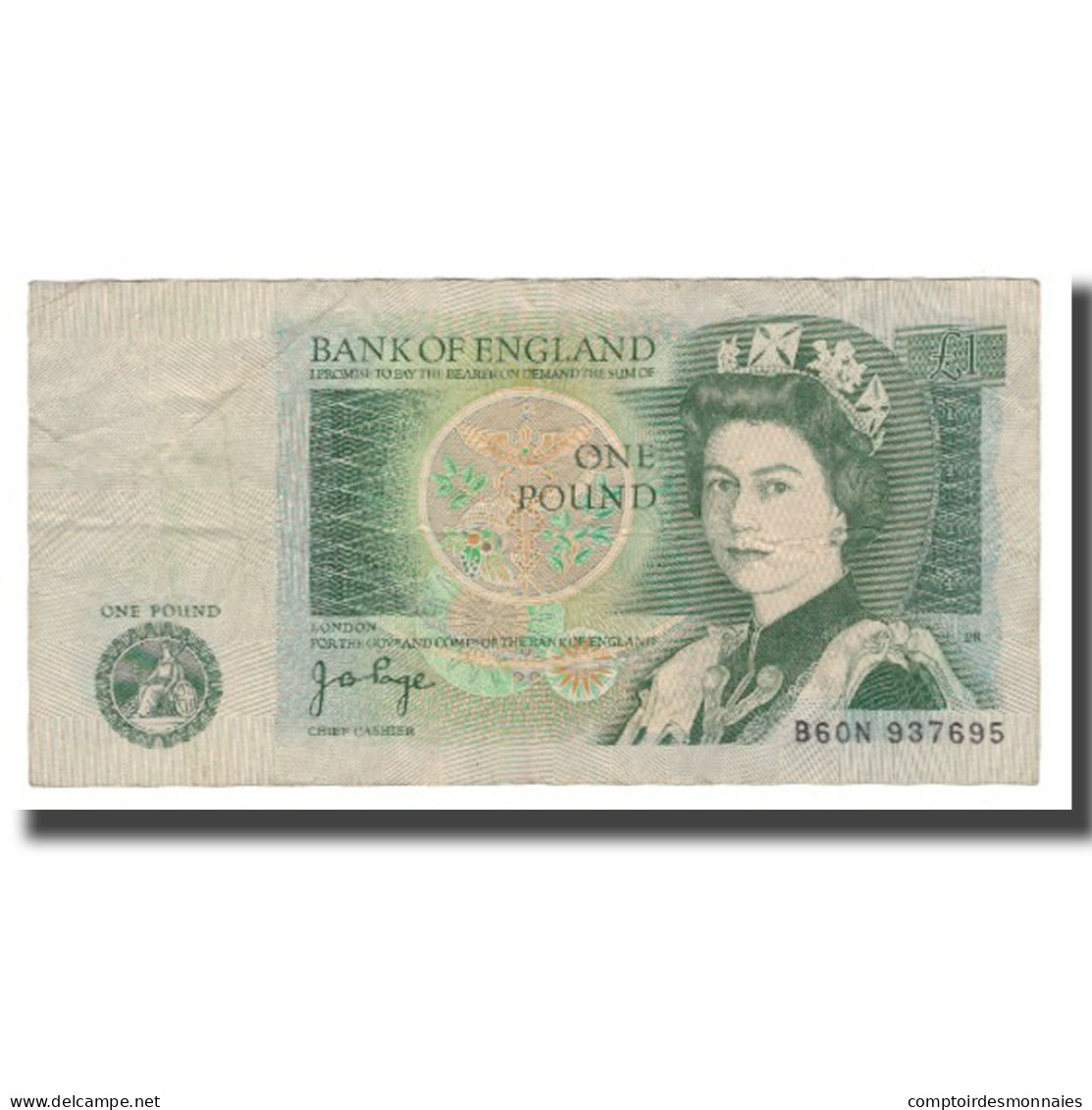 Billet, Grande-Bretagne, 1 Pound, Undated (1978-84), Undated (1978-1980) - 1 Pond