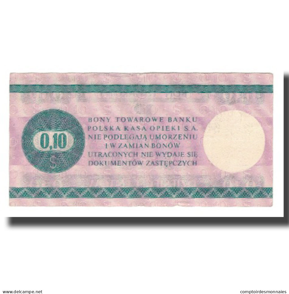 Billet, Pologne, 10 Cents, 1973, 1973-07-01, KM:FX50, SUP - Pologne