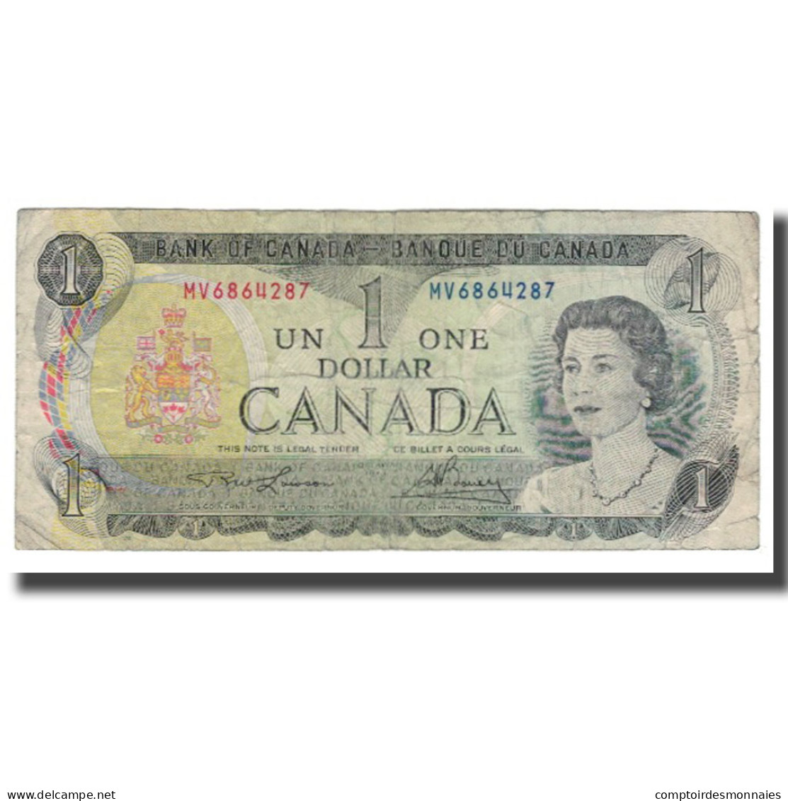 Billet, Canada, 1 Dollar, 1973, KM:85a, TB - Canada