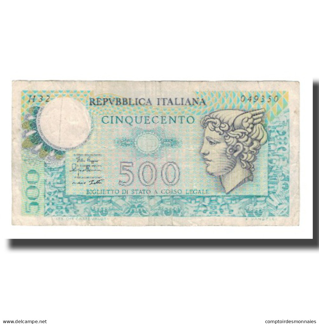 Billet, Italie, 500 Lire, 1974-1979, KM:94, TB+ - 500 Liras