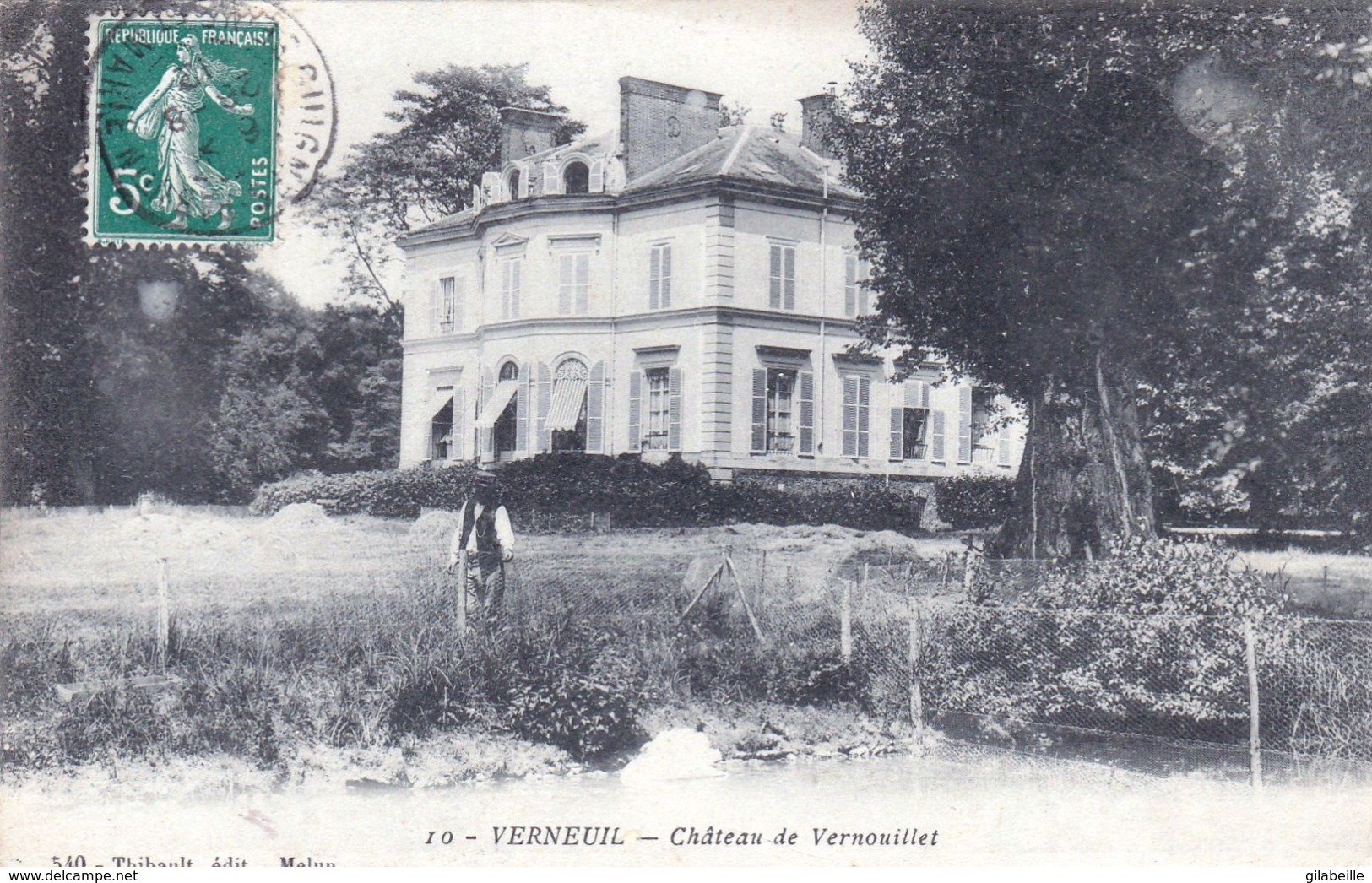 77 - VERNEUIL L ETANG -  Chateau De Vernouillet - Other & Unclassified