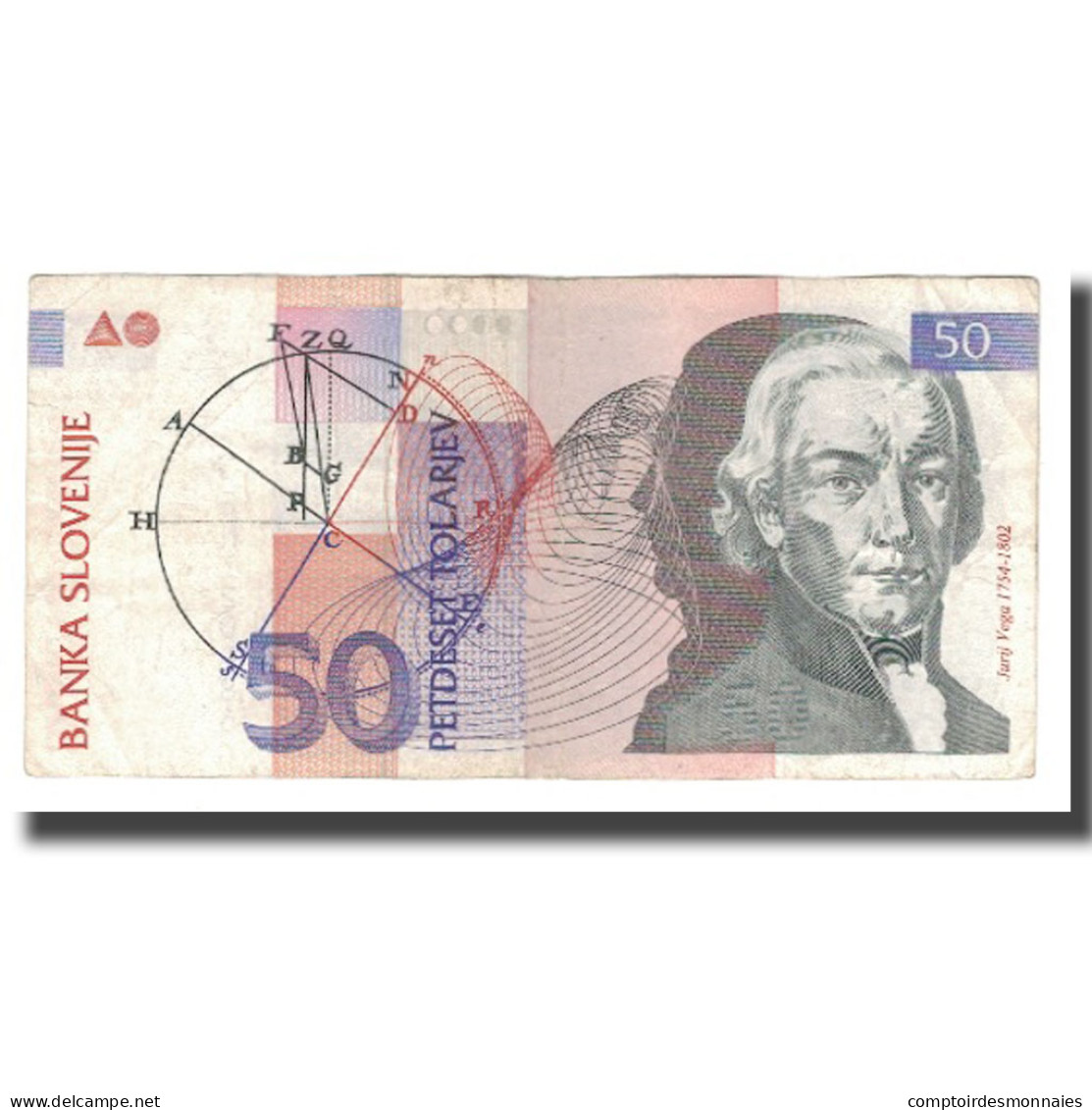 Billet, Slovénie, 50 Tolarjev, 1992, 1992-01-15, KM:13a, TTB+ - Slovenië