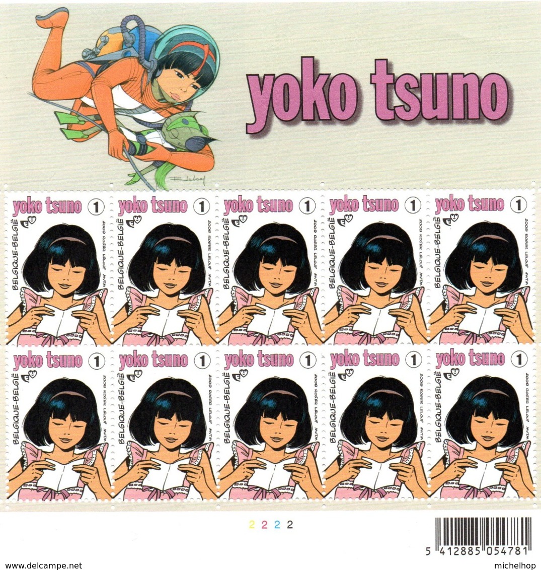 N° 3922 - 2009 - YOKO TSUNO En Feuillet De 10 (neufs Sans Charnière) - Cote 130,00 € - Nuovi