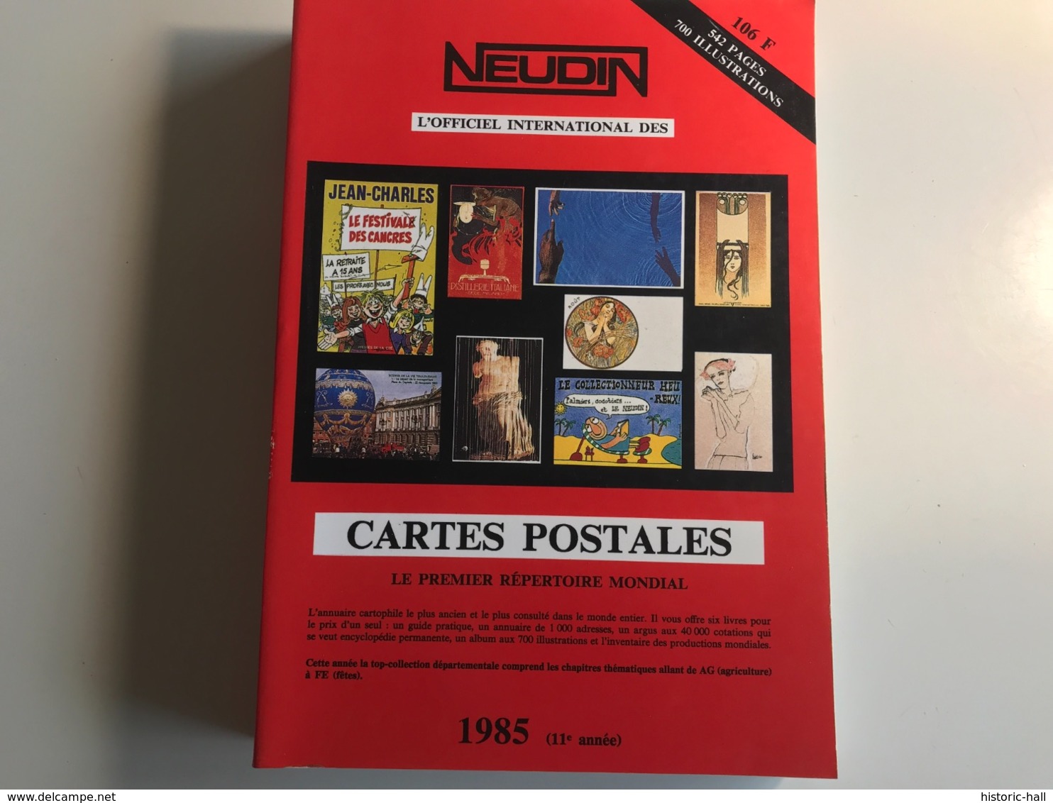 L’Officiel International Des CARTES POSTALES - NEUDIN 1985 - Boeken & Catalogi