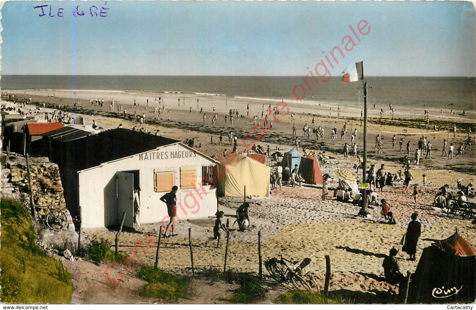 ILE DE RE .  LA COUARE EN RE . La Plage . - Ile De Ré