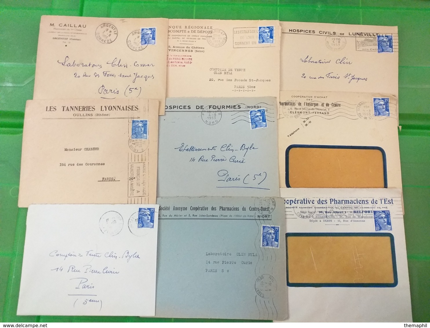 Lot N° TH.1107 FRANCE  Une Archive De + De 300 Lettres Des Année 40 / 50 - Collections (en Albums)