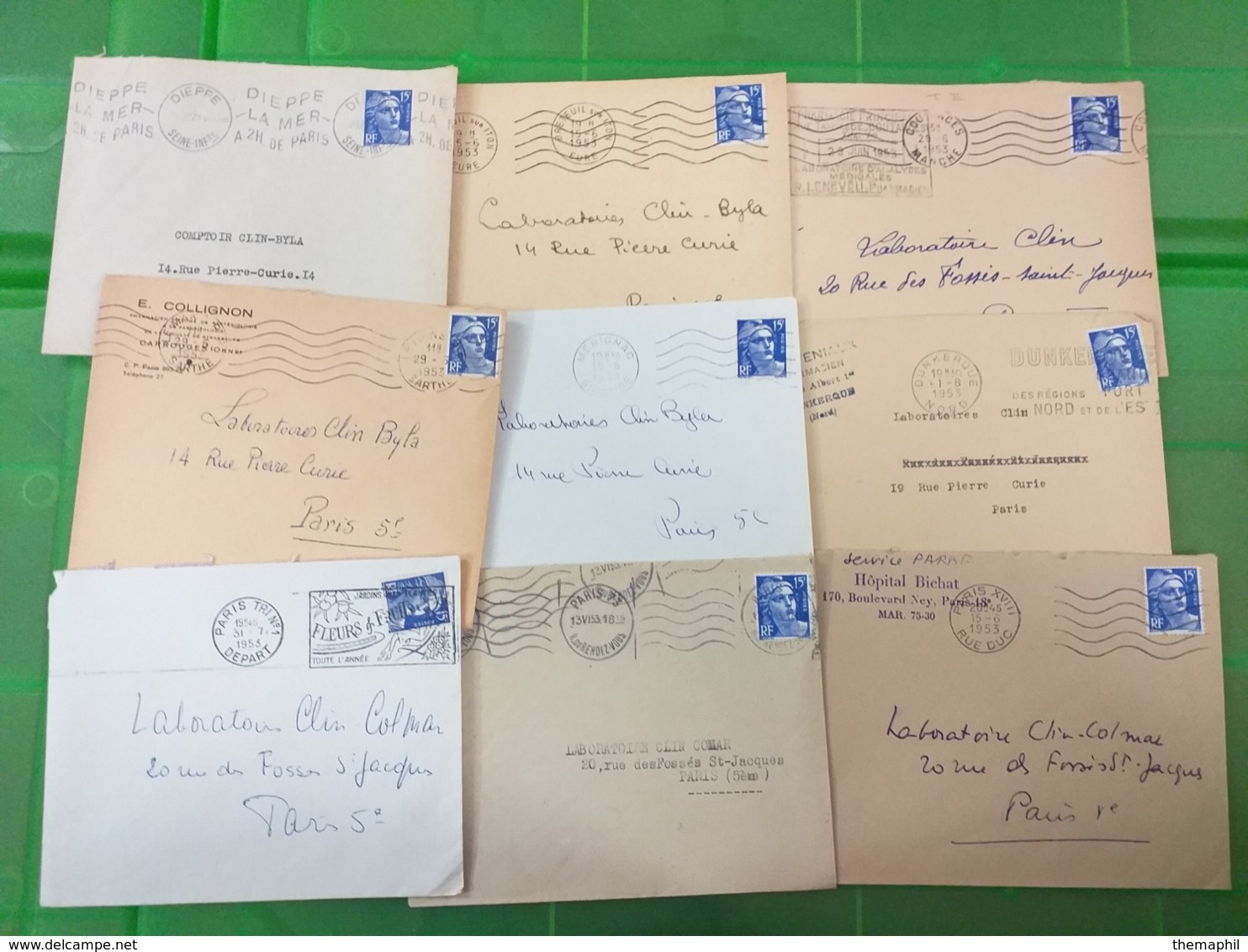 lot n° TH.1107 FRANCE  une archive de + de 300 lettres des année 40 / 50