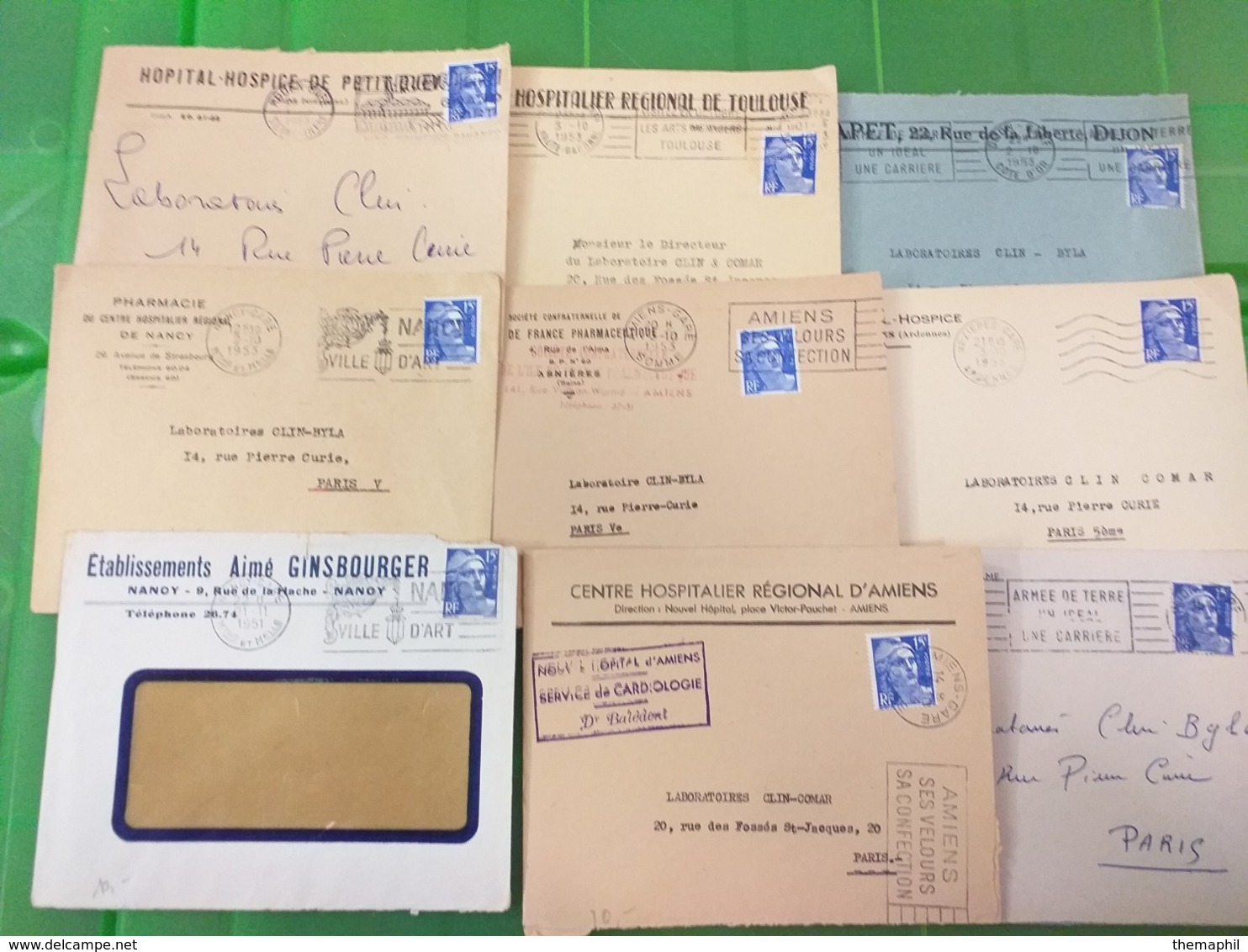 lot n° TH.1107 FRANCE  une archive de + de 300 lettres des année 40 / 50