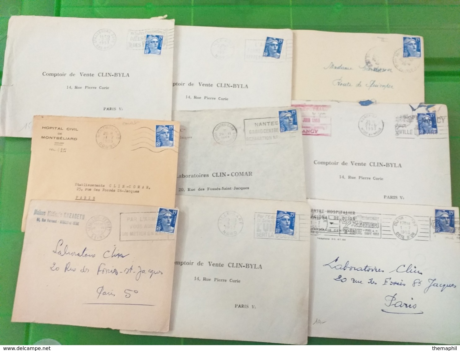 lot n° TH.1107 FRANCE  une archive de + de 300 lettres des année 40 / 50