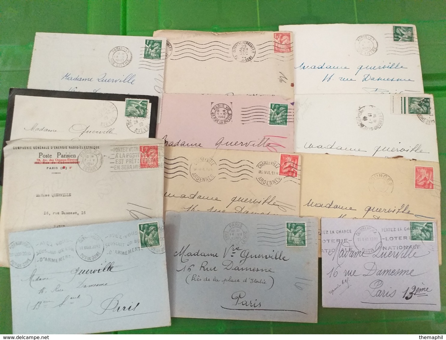 lot n° TH.1107 FRANCE  une archive de + de 300 lettres des année 40 / 50