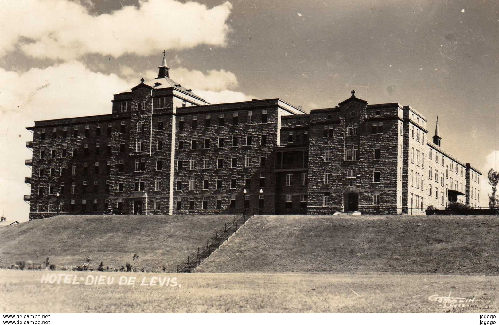 CANADA QUEBEC  HOTEL-DIEU DE LEVIS  Carte Photo  1947   2 Scans - Levis