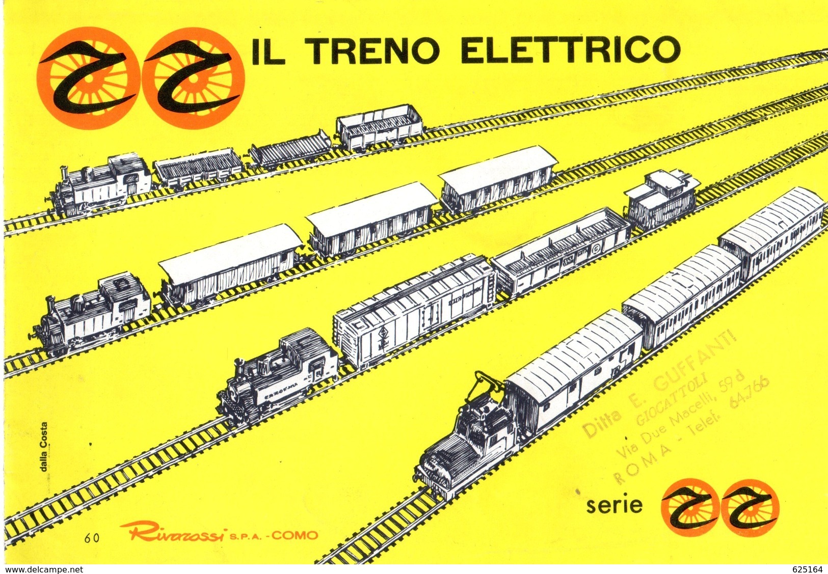 Catalogue RIVAROSSI 1960 RR Il Treno Elettrico HO 1/87 -   En Italien - Non Classés