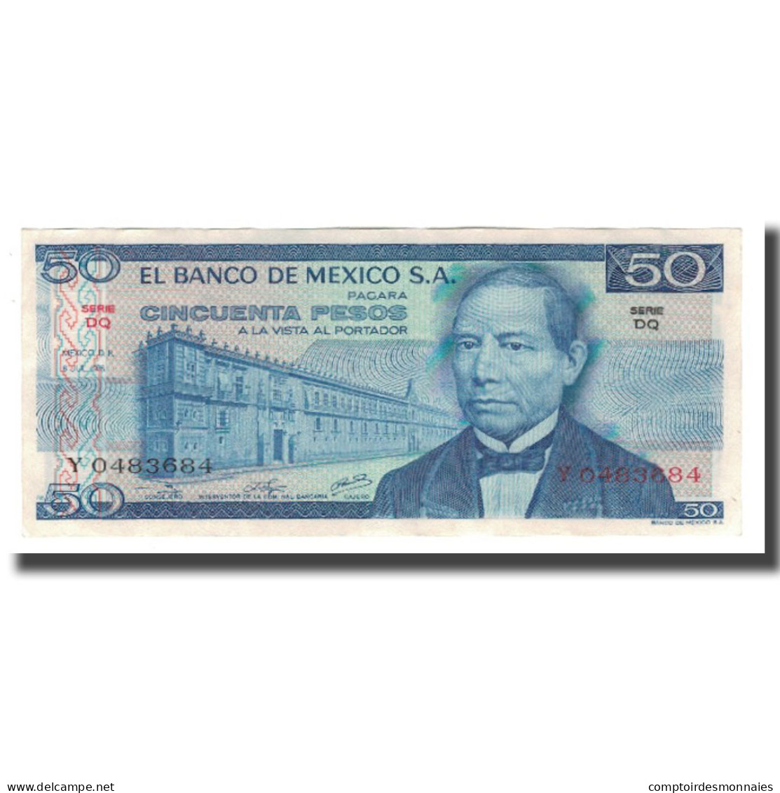 Billet, Mexique, 50 Pesos, 1976, 1976-07-08, KM:65b, SPL - Mexico