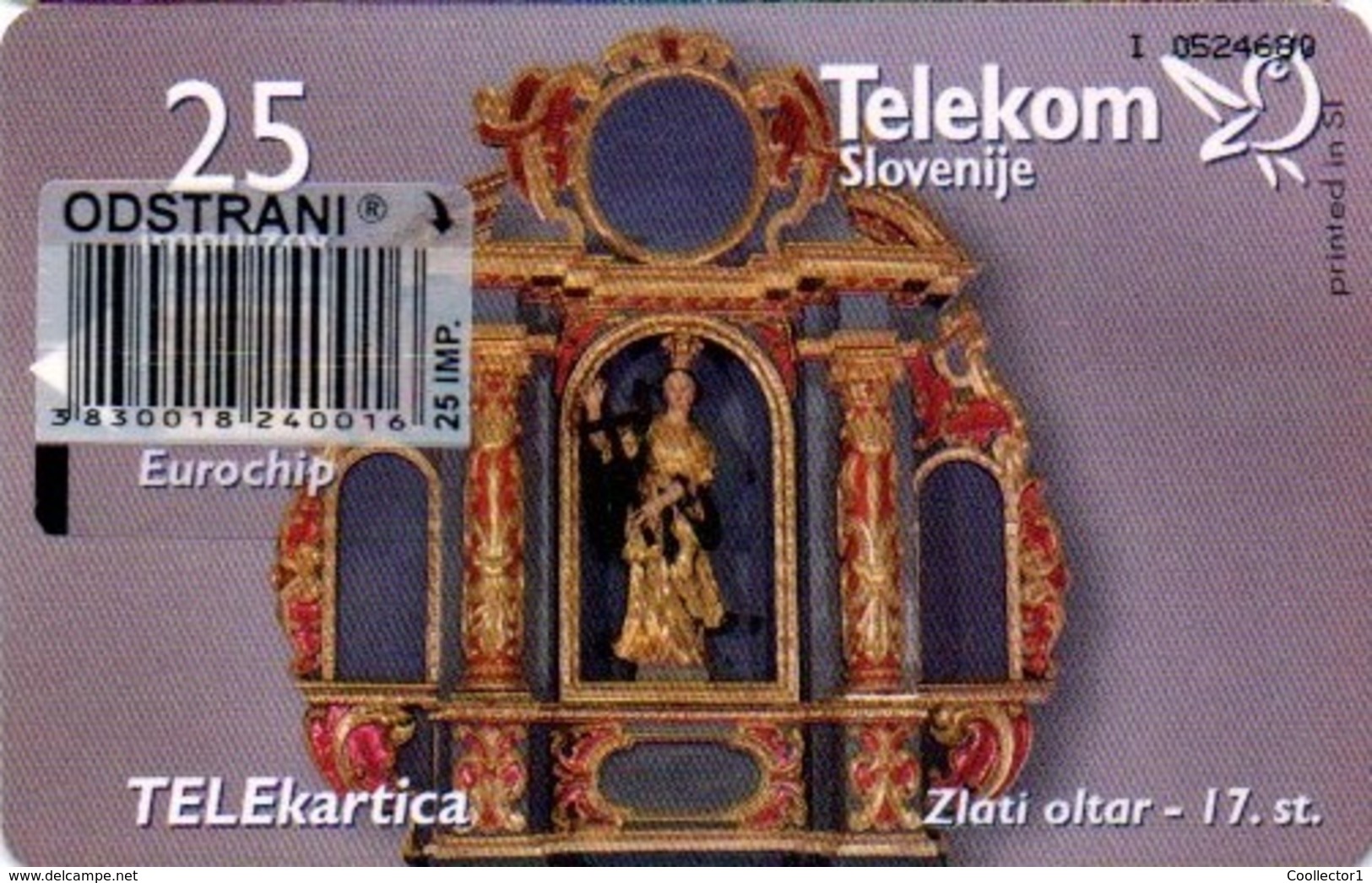 Slovenia, Slovenija, Slowenien, Telekom Slovenije - TS238. Rare Phonecard - Churches. Only 9.981 Pieces Issued. - Slovénie