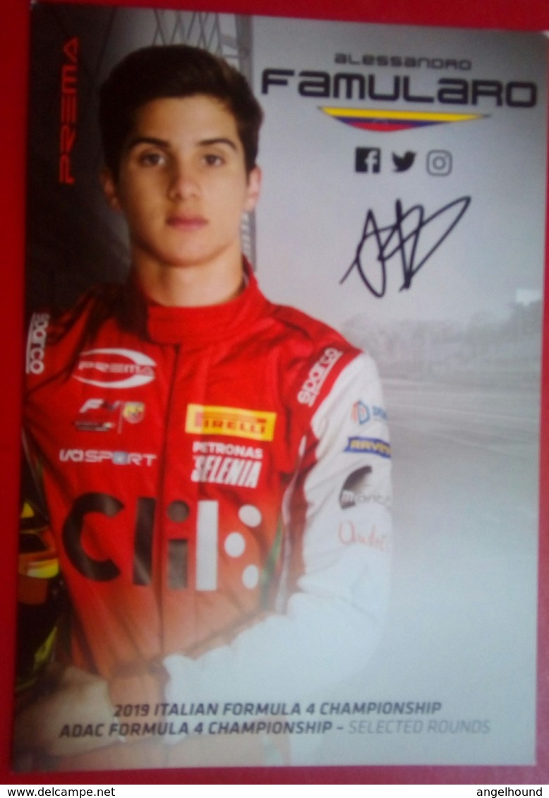 Prema  Alessandro Famularo - Autographes