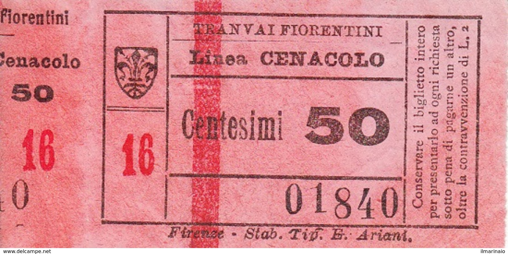 ** TRANVAI FIORENTINI.-** - Europa