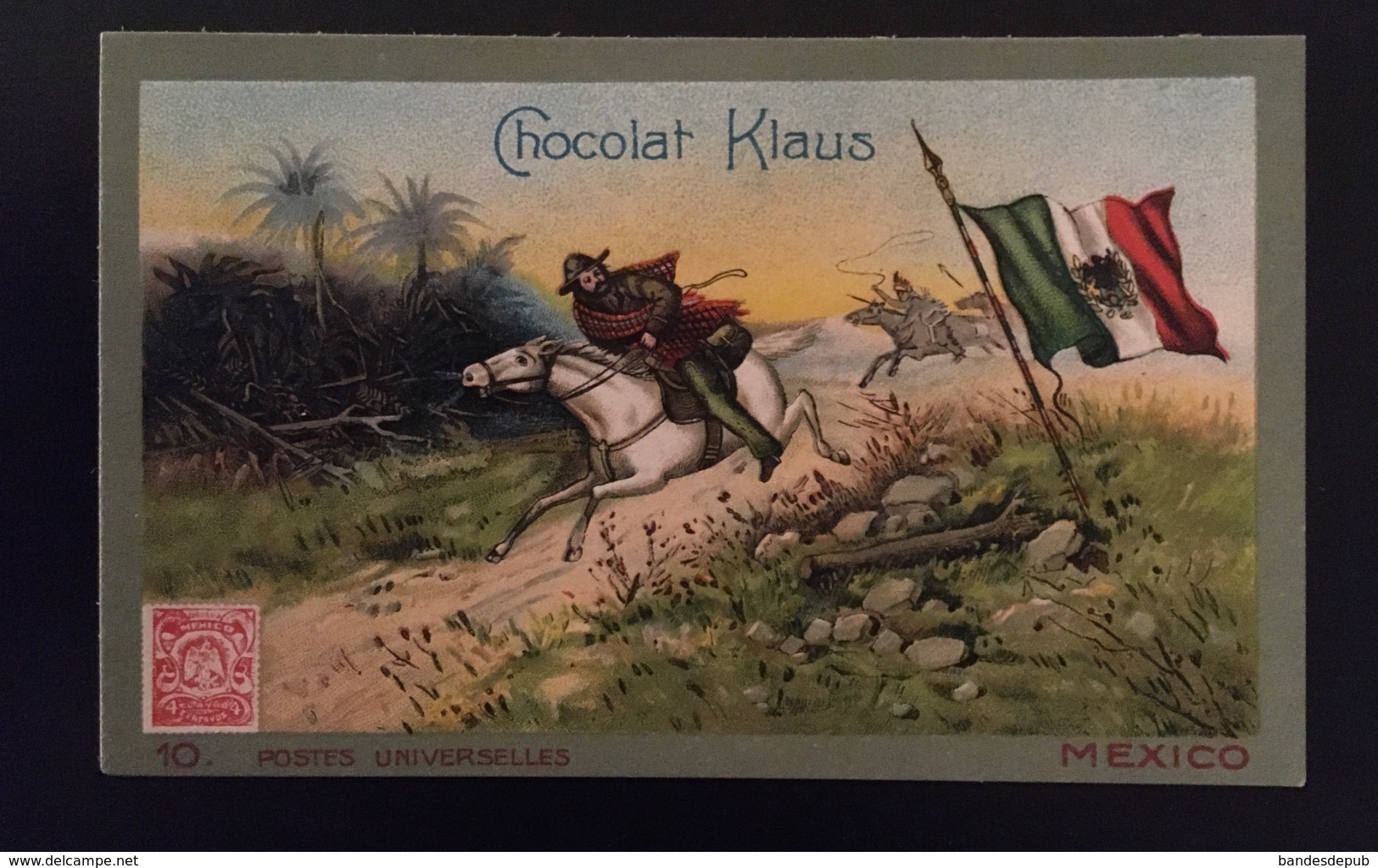 Mexique Facteur Poste   Chocolat Klaus Chromo Postes Universelles - Altri & Non Classificati